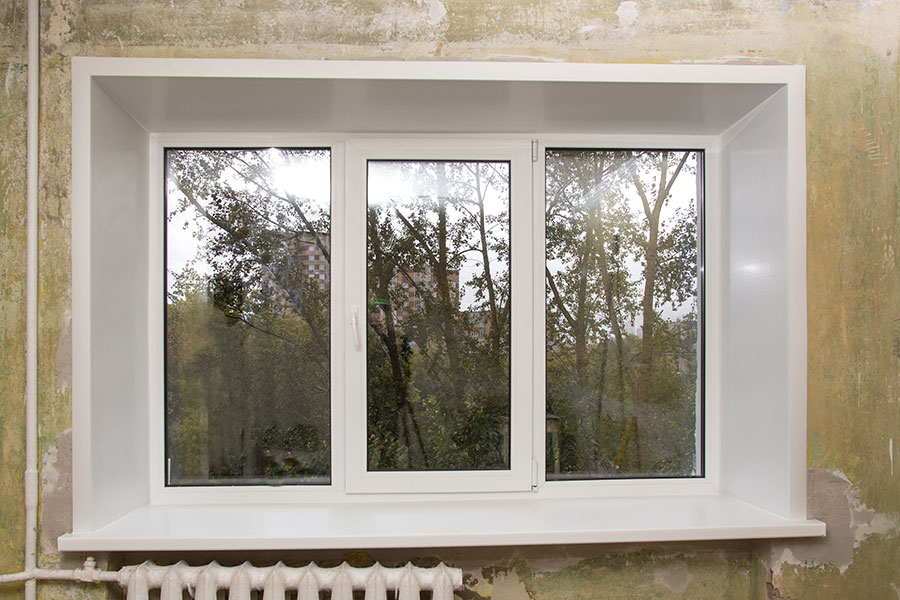 Трехстворчатое окно Трехстворчатое окно